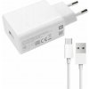 XIAOMI sieťová nabíjačka USB zásuvka (5V / 3000mA, 22,5W, podpora rýchleho nabíjania + kábel Type-C) BIELA (MDY-11-EP / LB4173U0324503(D))