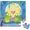 Janod Blahoželanie k narodeninám s puzzle Láska v rybníku