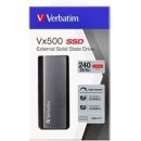 Pevný disk externý Verbatim Vx500 240GB, 47442
