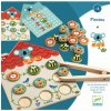 DJECO Pinstou: počítanie s pinzetou - drevená edukatívna hra