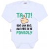 Body s potlačou New Baby Tati, ... děti se ti povedly Biela 50