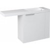 Sapho Latus skrinka 50x22x50 cm závesná kúpeľňová skrinka pod umývadlo biela LT610-3030
