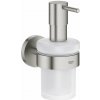 Grohe QuickFix Start - Dávkovač mydla s držiakom, sklo/supersteel - 41195DC0