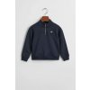 MIKINA GANT SHIELD HALF ZIP SWEAT EVENING BLUE