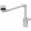 Geberit ONE Úsporný umývadlový sifón s výpustom pre umývadlá bez prepadu, d 32 mm, biela 152.089.01.1