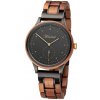 Waidzeit Dámske drevené hodinky Cherry Black