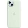 iPhone 15+ Silicone Case with MS - Soft Mint MWNG3ZM/A