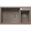 Dvojkomorový drez Blanco METRA granitový hnedý