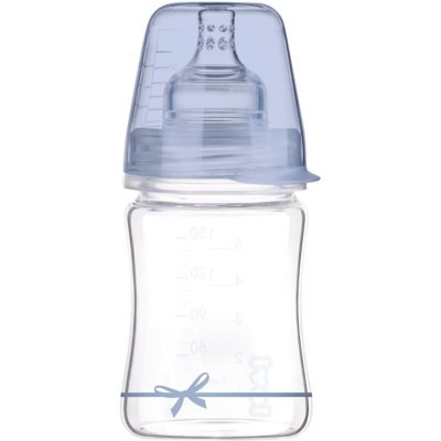 LOVI Baby Shower Boy dojčenská fľaša Glass 150 ml