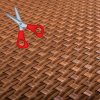 Umelý ratan - medovo hnedá, výška 1m (Ratanová rohož technoratan - metráž)