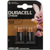 Lítiová batéria 3V CR123 DURACELL BL2