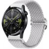 BStrap Elastic Nylon remienok na Garmin Vivoactive 5, pearl white