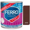Chemolak Ferro Color U2066 2430 hnedá Pololesk - základná a vrchná farba na kov 0,3l