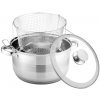 Royal Kitchen Nerezový fritovací hrniec so sitkom a pokrievkou 6,5L, 34471