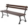 Liatinová lavička 019, 150cm, Palisander