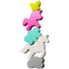 Haba Dynamická zábavná hra Stacking Challenge Jednorožci 5 figúrok 300 zadaní