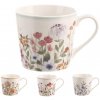 Hrnček porcelán 440ml KVEŤ, mix dekorov