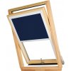 Dekodum Termoizolačná roleta na strešné okno typu VELUX MK06/M06/306 Farba látky: Navy Silver, Farba profilu: Biela