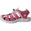 Detské outdoorové sandále ALPINE PRO, MERBO Červená,Svetlomodrá,Biela 34
