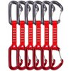 Expresky Ocun Hawk QD Wire Eco-Pes 16 mm 10 cm 6-pack - červené