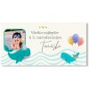 Personal Narodeninový banner s fotkou - Veľryby Rozmer banner: 130 x 260 cm