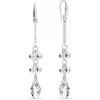 Náušnice číre so Swarovski Elements Triumph KWROLO6010C Krystal