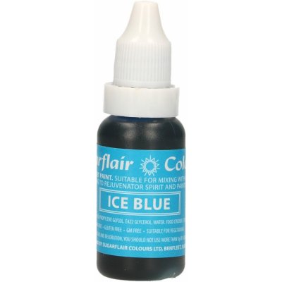 Sugarflair Colours Tekutá farba Ice Blue Ľadová modrá 14 ml