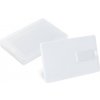 USB kľúč 8GB v tvare karty , white Farba: white