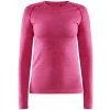 Craft Core Dry Active Comfort LS triko dámské Barva: Tmavě růžová, Velikost: L