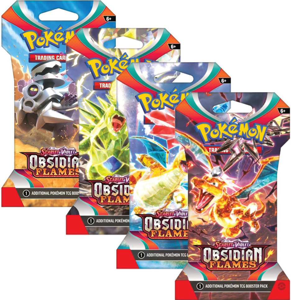 Pokémon TCG Obsidian Flames – 1 Blister Booster