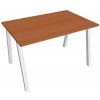 Hobis Pracovný stôl UNI A, 120x75,5x80 cm, čerešňa/biela