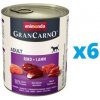 ANIMONDA GranCarno hovädzie/jahňacie 6 x 400 g