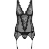Korzet Emperita corset - Obsessive S/M černá