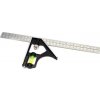 Uholník stolársky 30 cm s vodováhou, XL-TOOLS