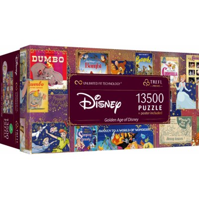 TREFL Puzzle UFT Zlatý vek Disney 13500 dielikov - VÝPREDAJ
