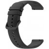 Techsuit - Watchband 22mm (W001) remienok pre Samsung Galaxy Watch (46 mm) / Watch 3 / Gear S3, Huawei Watch GT / GT 2 / GT 3 (46 mm) – čierny KF239517