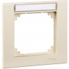 Rámček 1-násobný popis.p. biela krémová Merten M-Plan (Schneider)