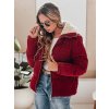 Dámska zimná bunda TRENDYGLAM Dstreet TY4357 Farba: Bordó, Veľkosť: XL