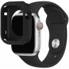 AppleKing silikónový remienok so silikónovým puzdrom na Apple Watch 45 mm / 44 mm - čierny - možnosť vrátiť tovar ZADARMO do 30tich dní