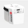 Adaptér SKROSS World MUV 2-pole s USB A a C , white Farba: white