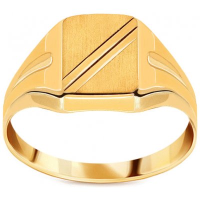 iZlato Forever Zlatý pánsky prsteň s matovaním IZ22421