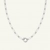 Rosefield náhrdelník strieborný Chunky Chain JNRRS-J615