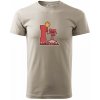 I love basketball - Klasické pánske tričko vyššej gramáže - XL ( Ľadovo sivá )