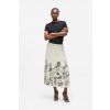 Karl Lagerfeld Paris Sketch Pleated Skirt Pristine
