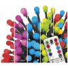 EMOS | LED RGB Vianočná vonkajšia reťaz 96xLED/64 módov 15m IP44 + diaľkové ovládanie | EMS651