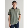 POLOKOŠEĽA GANT 4-COL OXFORD SS PIQUE PINE GREEN