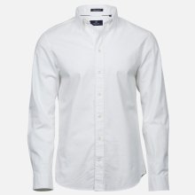Tee Jays košeľa slim fit Oxford biela