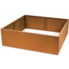 Vyvýšený záhon G21 102 x 32 x 102 cm, Corten