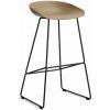 HAY Barová stolička AAS 38 High Black Powder Coated Steel, clay