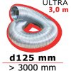 Flexibilné hliníkové vetracie potrubie FLEXTUBE d125 dĺžka 3100 mm MIKAWI 59-1872